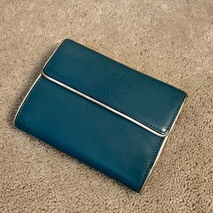 Vintage COACH Bi-Fold Wallet - Blue